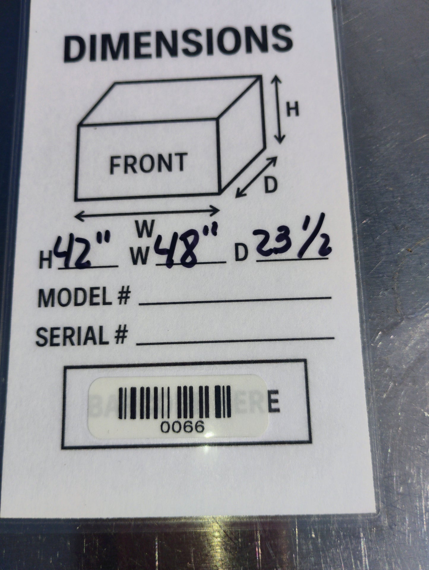 Beverage Air...2 Doors DD48"