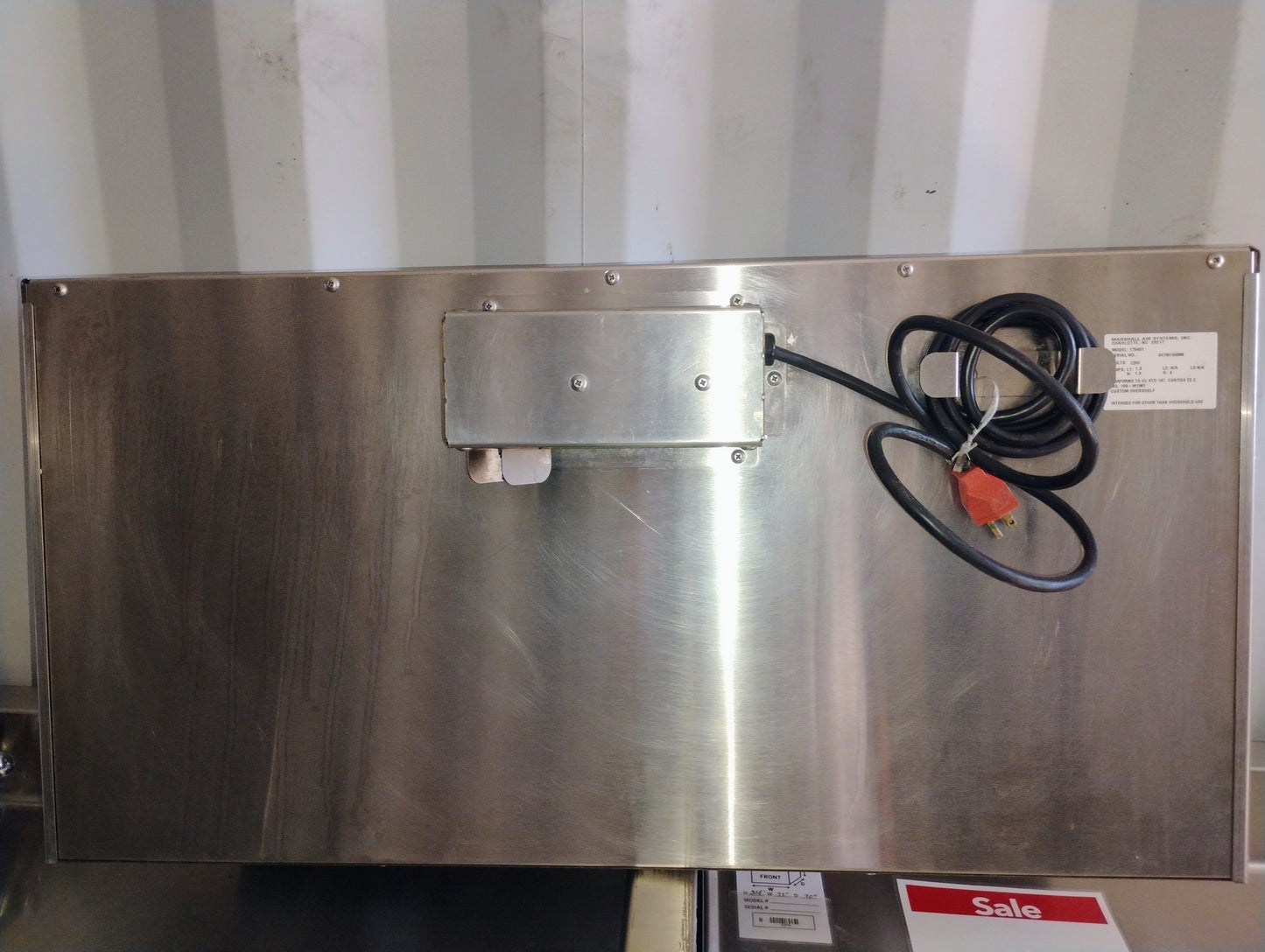 MARSHALL 175401 36"THERMOGLO HEATED WARMING HOLDIN STAINLESS STEEL.