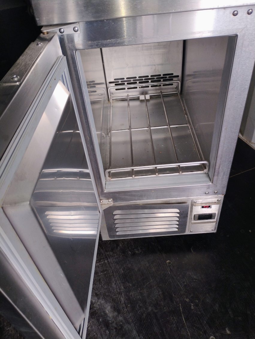 Grill side freezer