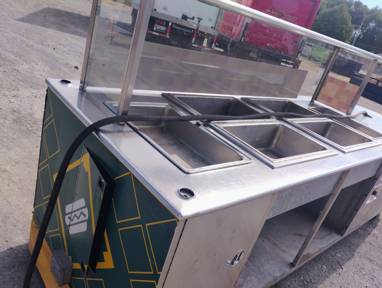 125" HOT FOOD CART...