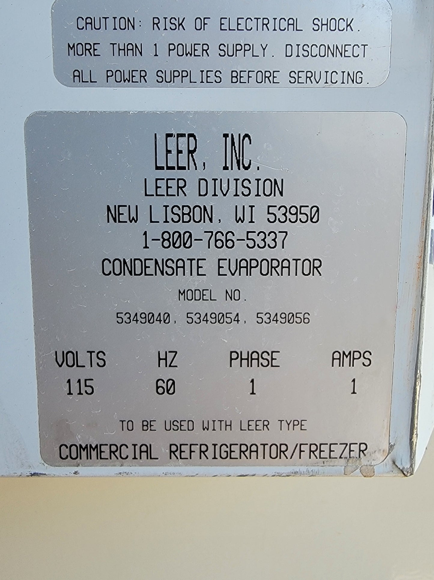 Leer 2 Door Glass Merchandiser Refrigerator 73” Commercial Display Cooler