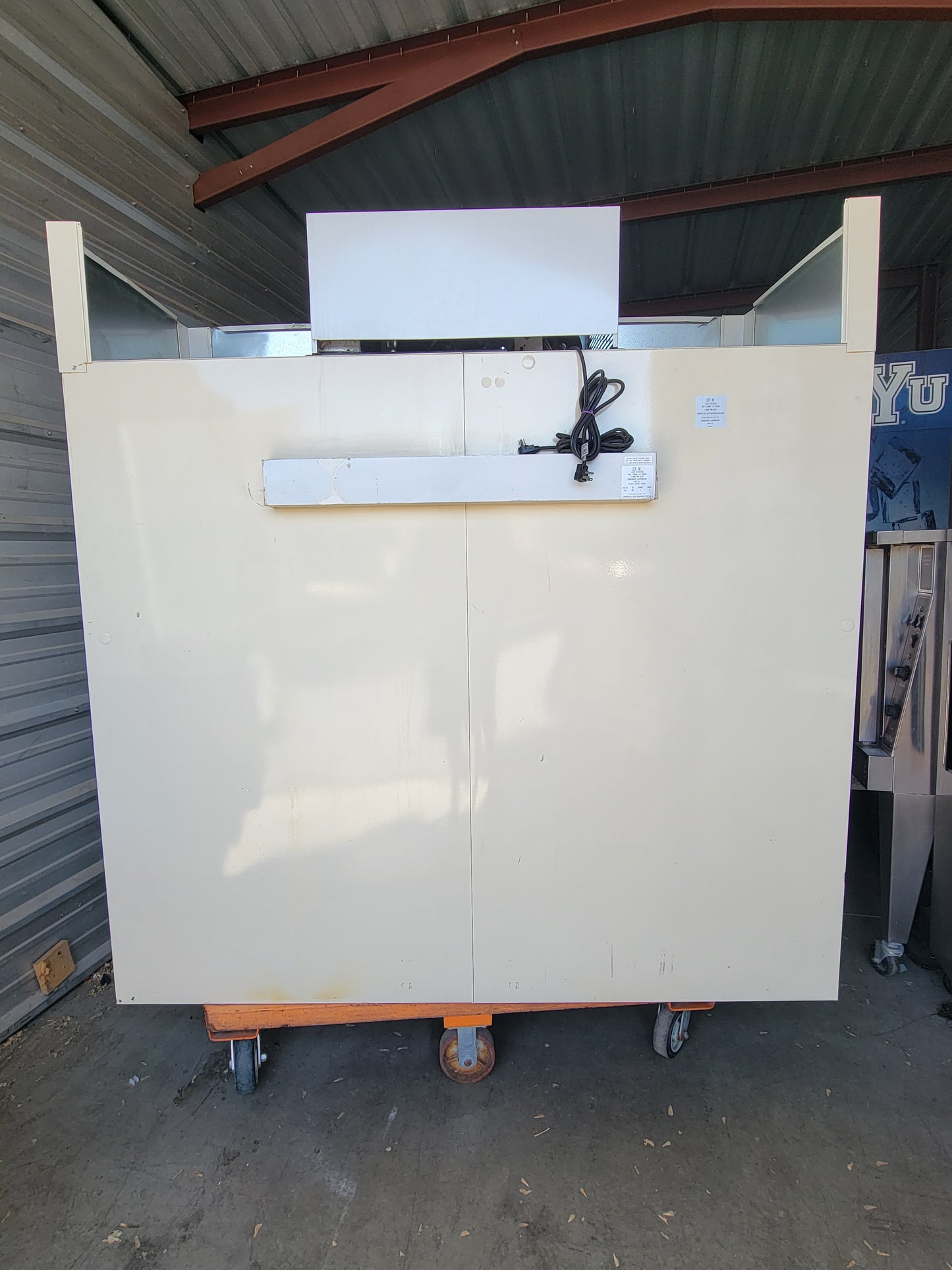 Leer 2 Door Glass Merchandiser Refrigerator 73” Commercial Display Cooler
