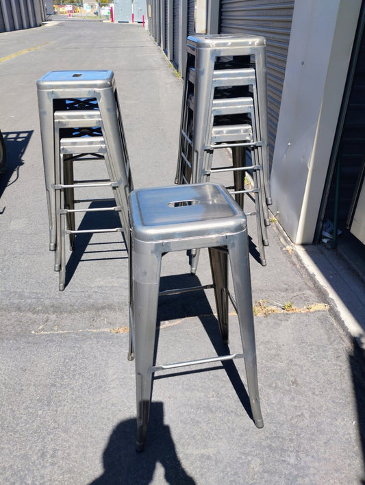 Silver Bar Stools